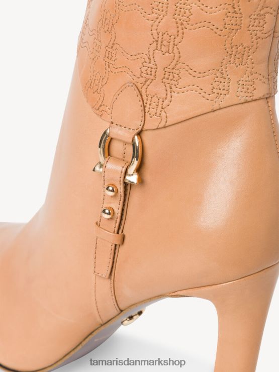 Tamaris Kvinder læderstøvle - brun/kamel XVXV8T1742 sko