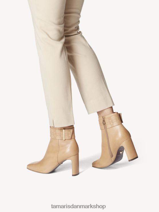 Tamaris Kvinder læderstøvle - brun/kamel XVXV8T2029 sko