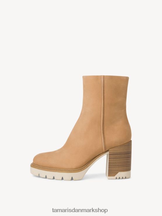 Tamaris Kvinder læderstøvle - brun/kamel XVXV8T2051 sko