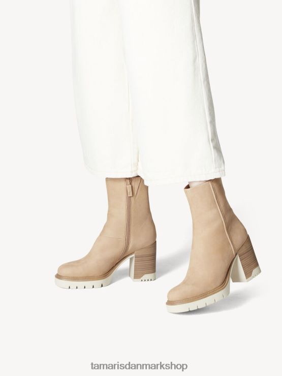 Tamaris Kvinder læderstøvle - brun/kamel XVXV8T2051 sko