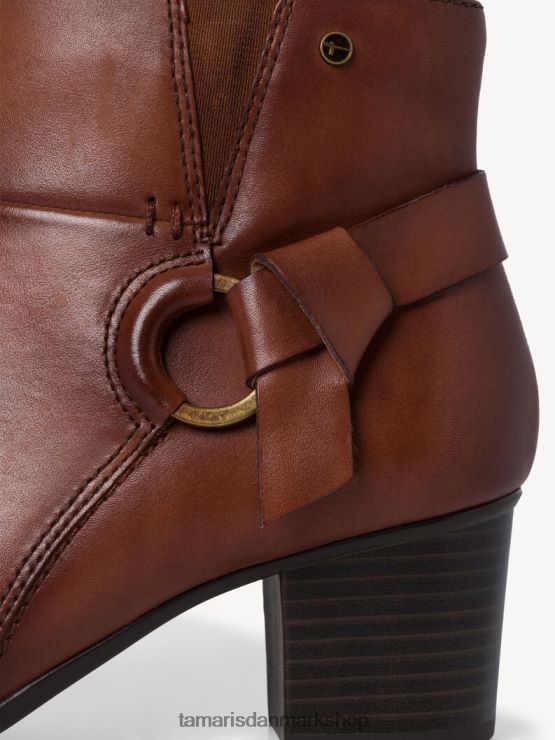 Tamaris Kvinder læderstøvle - brun/kastanje XVXV8T1514 sko