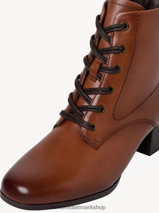 Tamaris Kvinder læderstøvle - brun/kastanje XVXV8T2234 sko