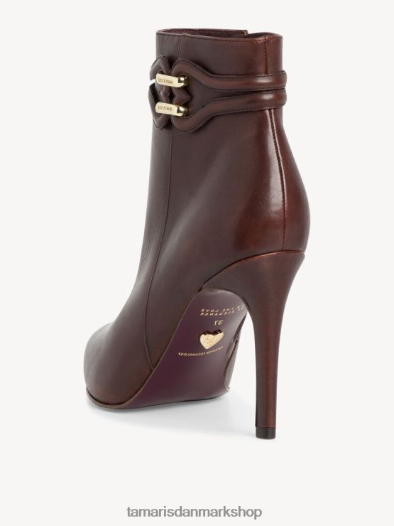 Tamaris Kvinder læderstøvle - brun/mocca XVXV8T2145 sko