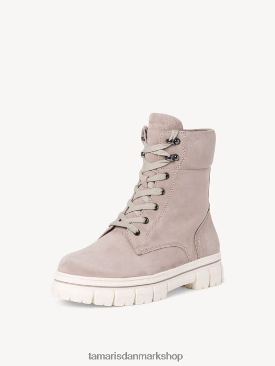 Tamaris Kvinder læderstøvle - brun/taupe XVXV8T1300 sko