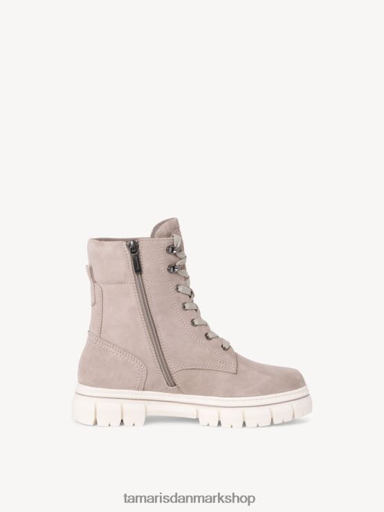 Tamaris Kvinder læderstøvle - brun/taupe XVXV8T1300 sko