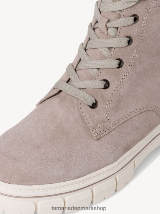 Tamaris Kvinder læderstøvle - brun/taupe XVXV8T1300 sko