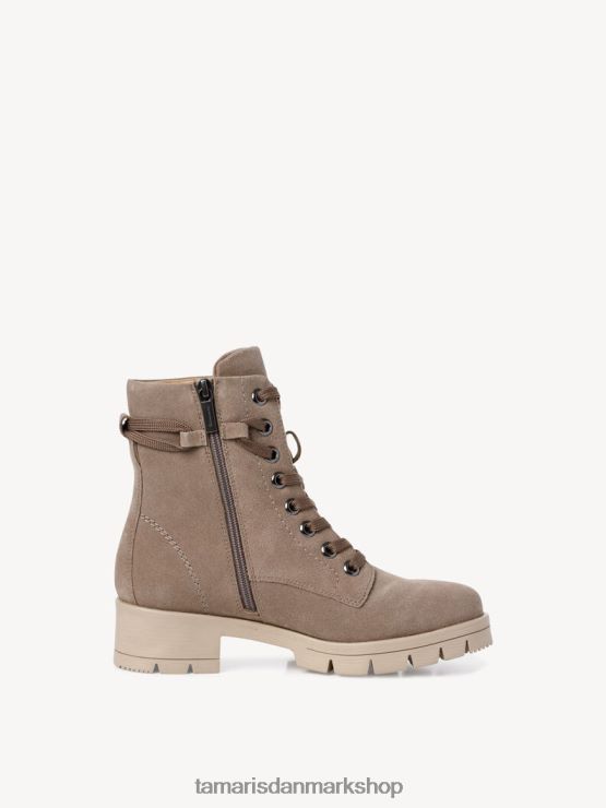 Tamaris Kvinder læderstøvle - brun/taupe XVXV8T1382 sko