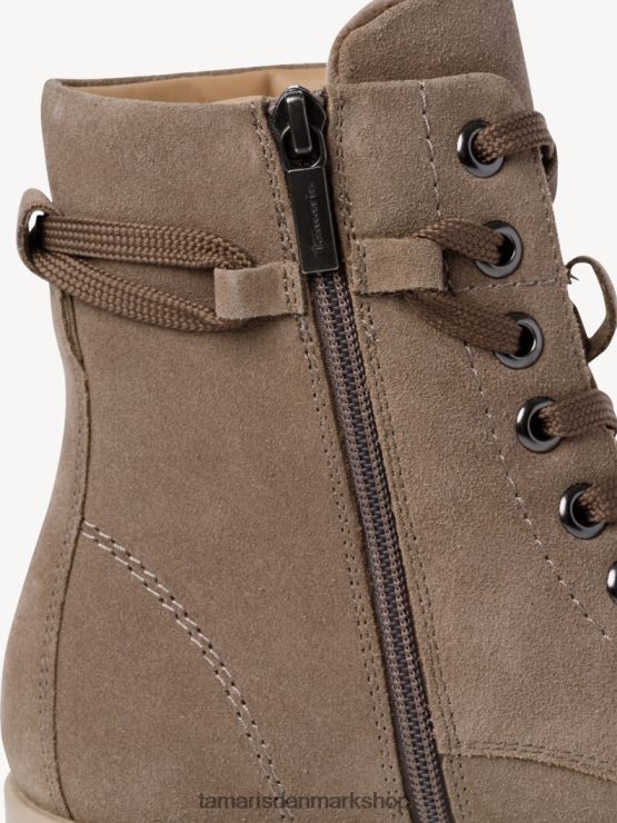 Tamaris Kvinder læderstøvle - brun/taupe XVXV8T1382 sko