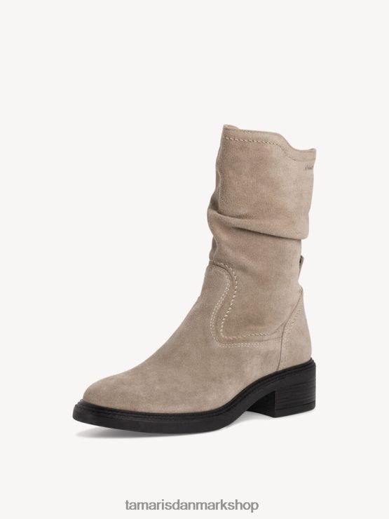 Tamaris Kvinder læderstøvle - brun/taupe XVXV8T715 sko
