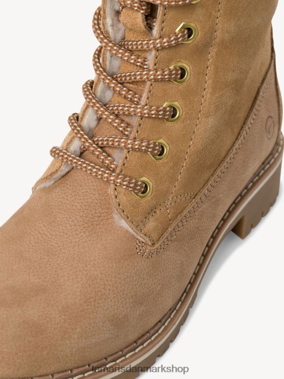 Tamaris Kvinder læderstøvle - brunt varmt foer/kamel XVXV8T2039 sko