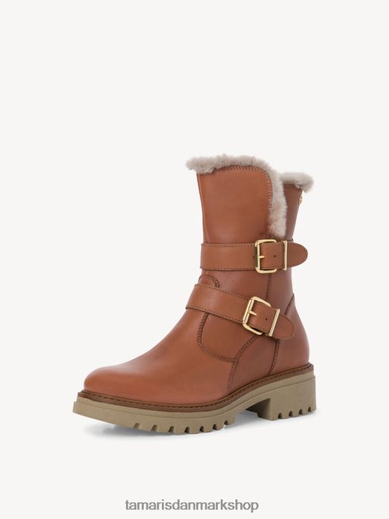 Tamaris Kvinder læderstøvle - brunt varmt foer/møtrik XVXV8T2122 sko