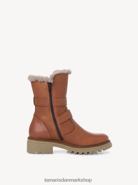 Tamaris Kvinder læderstøvle - brunt varmt foer/møtrik XVXV8T2122 sko