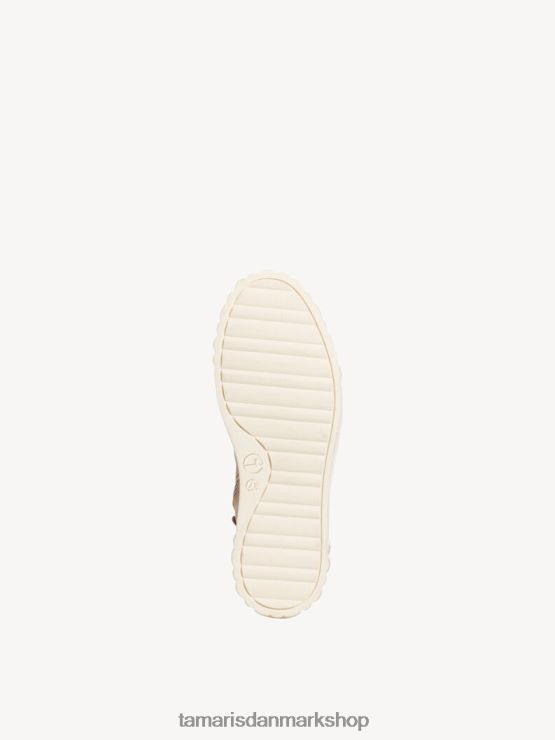 Tamaris Kvinder læderstøvle - brunt varmt foer/taupe XVXV8T1236 sko