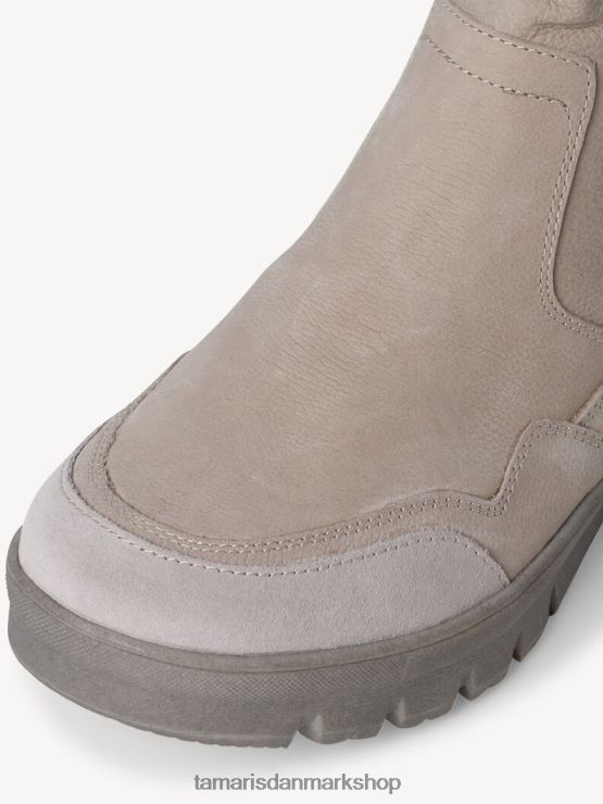 Tamaris Kvinder læderstøvle - grå/lt. grå XVXV8T1302 sko