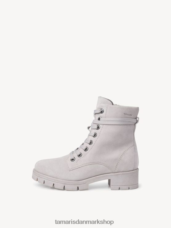 Tamaris Kvinder læderstøvle - grå/lt. grå XVXV8T1381 sko