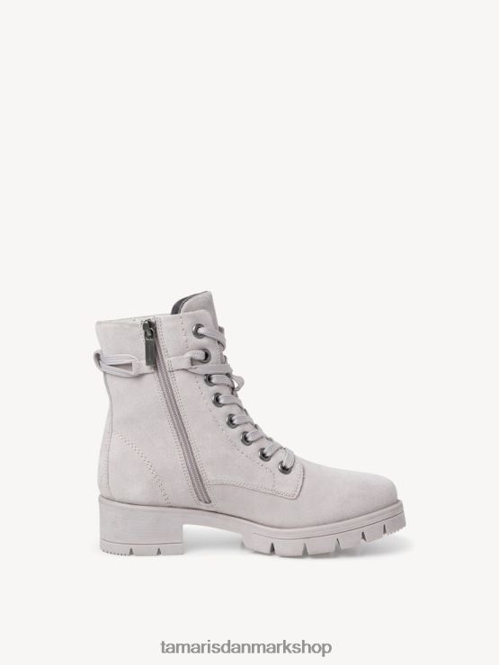 Tamaris Kvinder læderstøvle - grå/lt. grå XVXV8T1381 sko