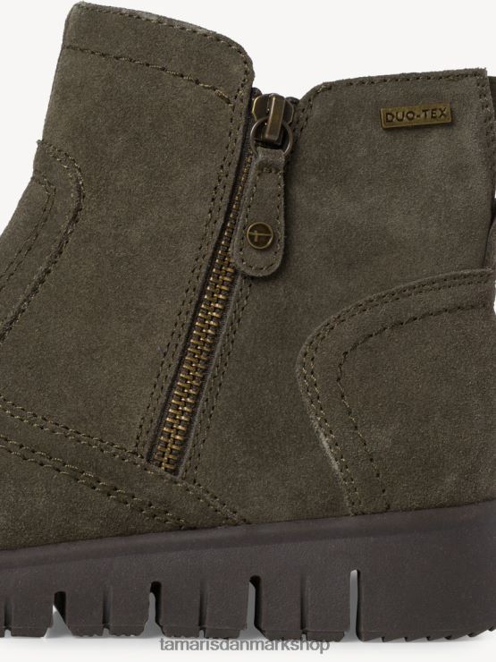 Tamaris Kvinder læderstøvle - grøn/khaki XVXV8T1187 sko