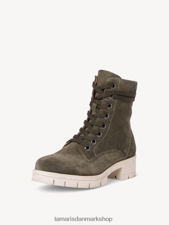 Tamaris Kvinder læderstøvle - grøn/khaki XVXV8T1810 sko