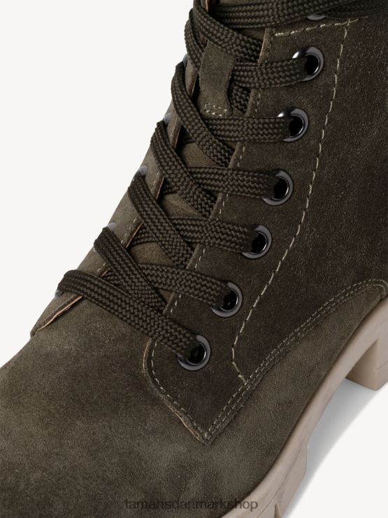 Tamaris Kvinder læderstøvle - grøn/khaki XVXV8T1810 sko