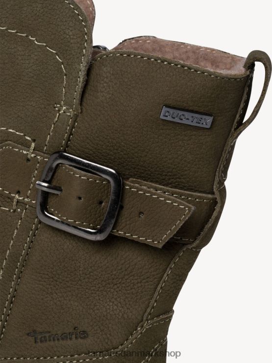 Tamaris Kvinder læderstøvle - grøn/khaki XVXV8T226 sko