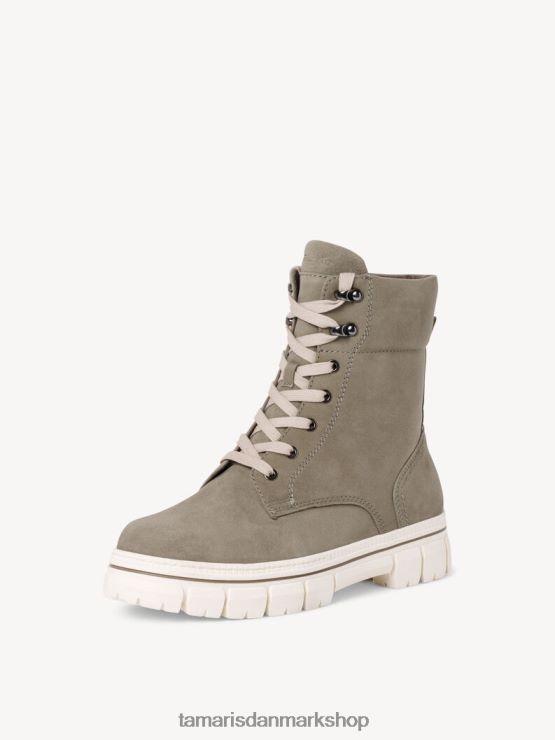 Tamaris Kvinder læderstøvle - grøn/khaki XVXV8T353 sko