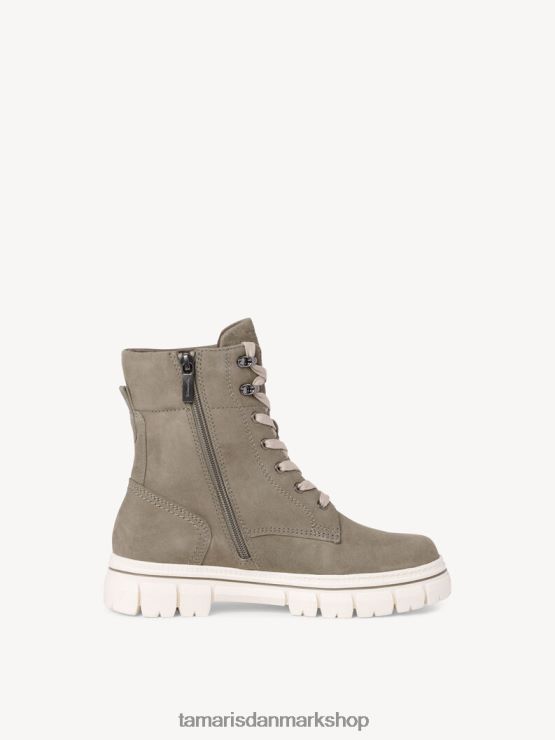 Tamaris Kvinder læderstøvle - grøn/khaki XVXV8T353 sko