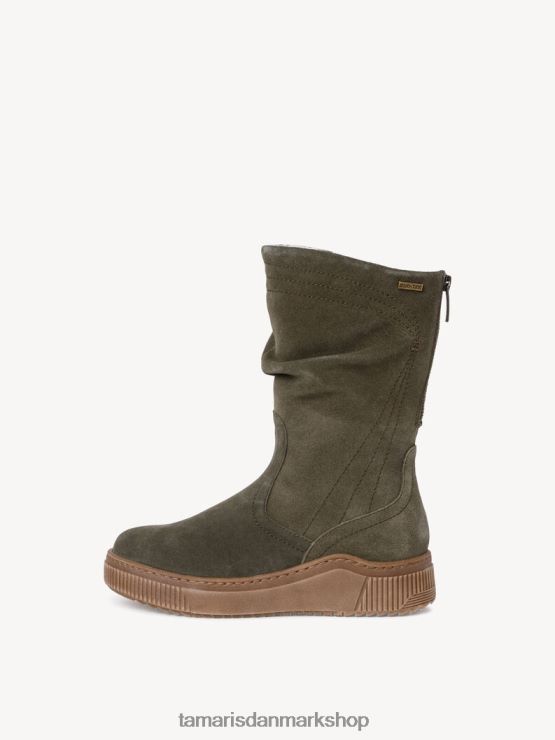 Tamaris Kvinder læderstøvle - grøn/khaki XVXV8T90 sko