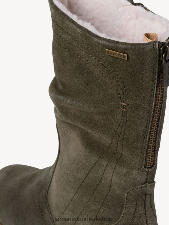 Tamaris Kvinder læderstøvle - grøn/khaki XVXV8T90 sko
