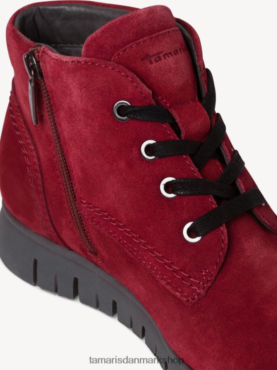 Tamaris Kvinder læderstøvle - rød/brand XVXV8T1272 sko