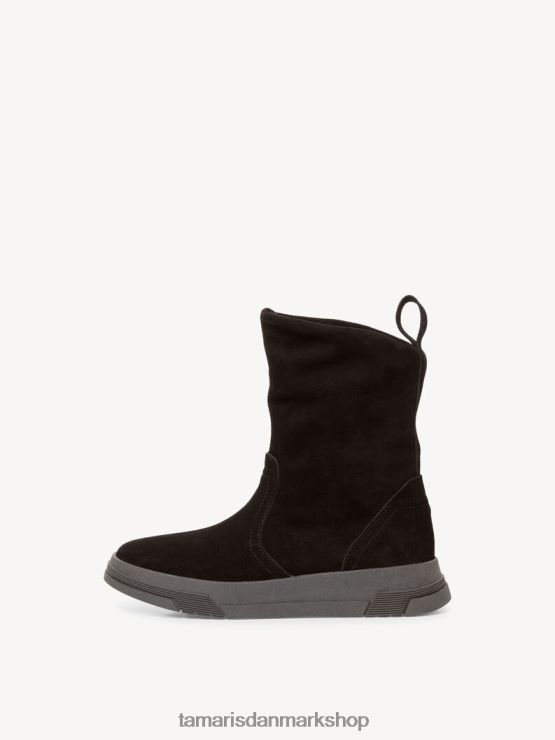 Tamaris Kvinder læderstøvle - sort XVXV8T1147 sko