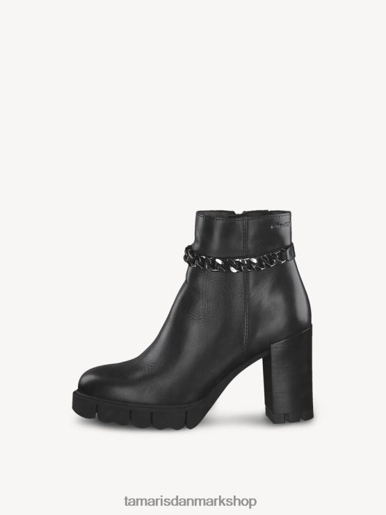 Tamaris Kvinder læderstøvle - sort XVXV8T1469 sko