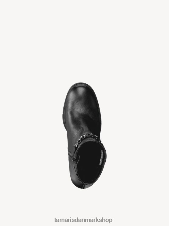 Tamaris Kvinder læderstøvle - sort XVXV8T1469 sko