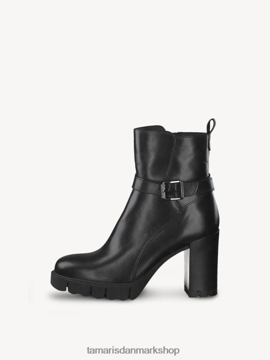 Tamaris Kvinder læderstøvle - sort XVXV8T1519 sko