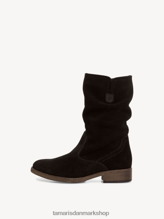 Tamaris Kvinder læderstøvle - sort XVXV8T1815 sko