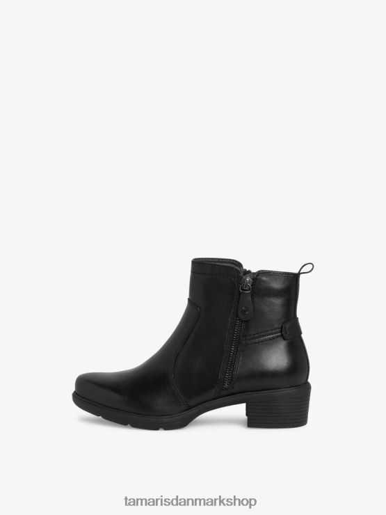 Tamaris Kvinder læderstøvle - sort XVXV8T1823 sko