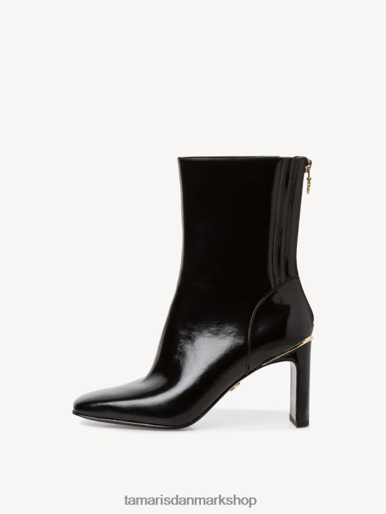 Tamaris Kvinder læderstøvle - sort XVXV8T1834 sko