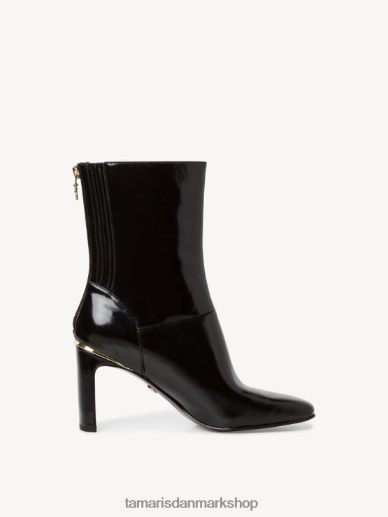 Tamaris Kvinder læderstøvle - sort XVXV8T1834 sko