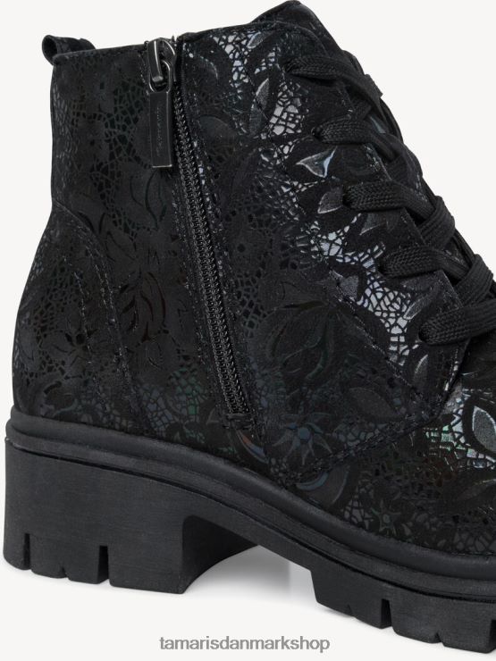 Tamaris Kvinder læderstøvle - sort XVXV8T1866 sko