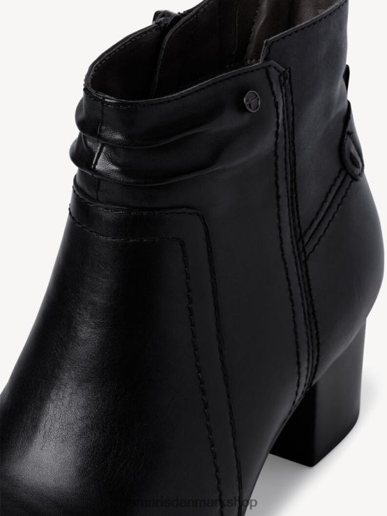 Tamaris Kvinder læderstøvle - sort XVXV8T1958 sko