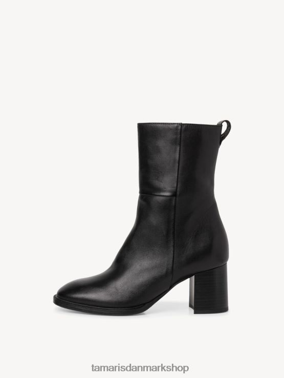 Tamaris Kvinder læderstøvle - sort XVXV8T2114 sko