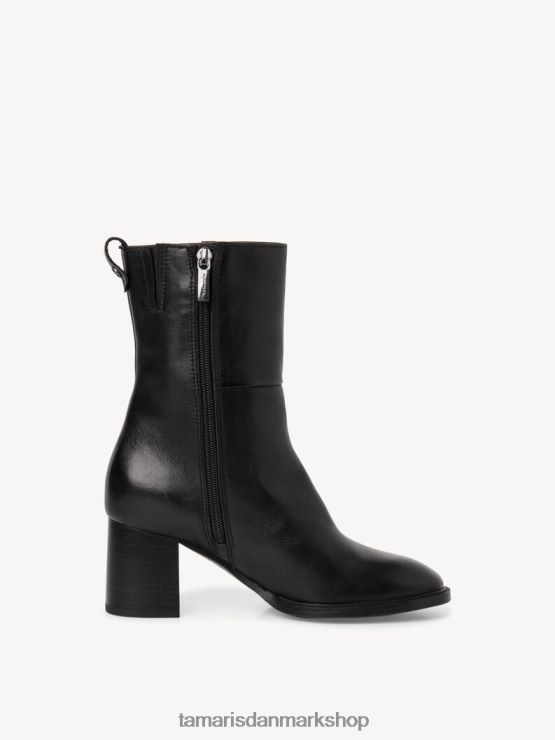 Tamaris Kvinder læderstøvle - sort XVXV8T2114 sko