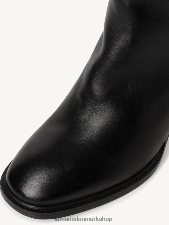 Tamaris Kvinder læderstøvle - sort XVXV8T2114 sko