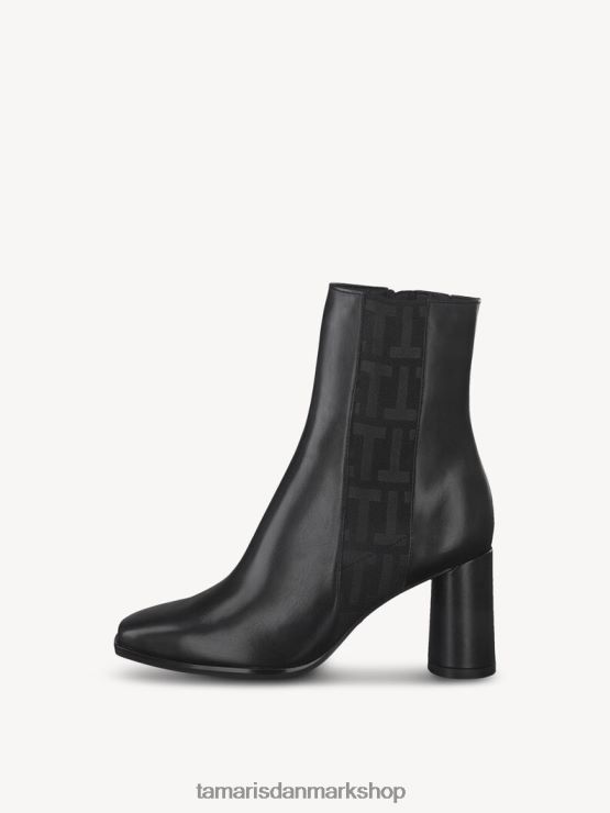 Tamaris Kvinder læderstøvle - sort XVXV8T629 sko