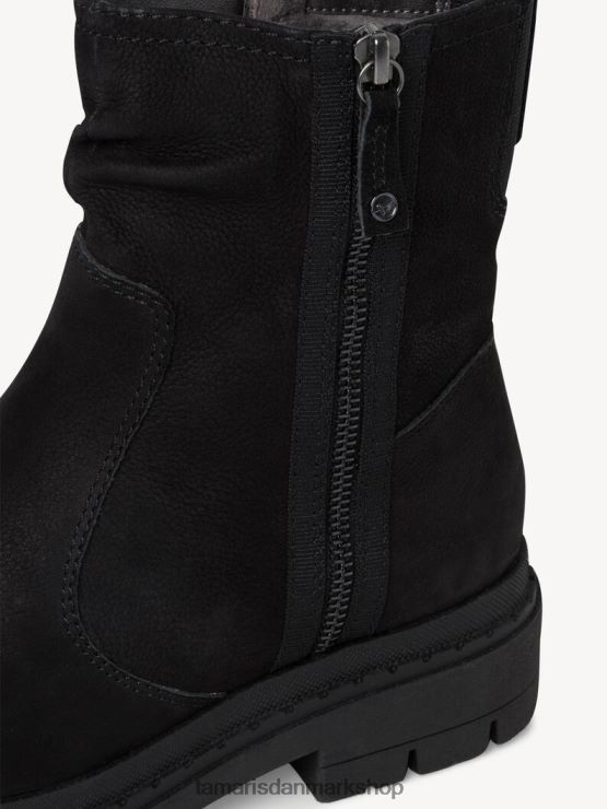 Tamaris Kvinder læderstøvle - sort XVXV8T869 sko