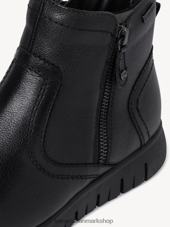 Tamaris Kvinder læderstøvle - sort/sort nappa XVXV8T1220 sko