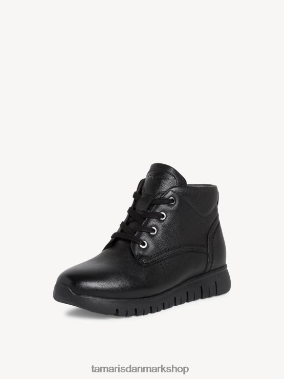 Tamaris Kvinder læderstøvle - sort/sort nappa XVXV8T1418 sko