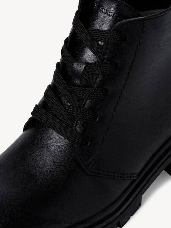 Tamaris Kvinder læderstøvle - sort/sort nappa XVXV8T2069 sko