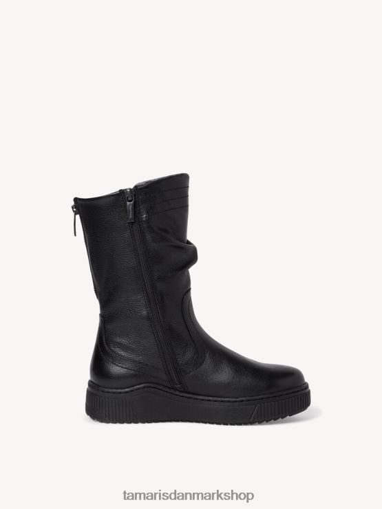 Tamaris Kvinder læderstøvle - sort/sort nappa XVXV8T83 sko