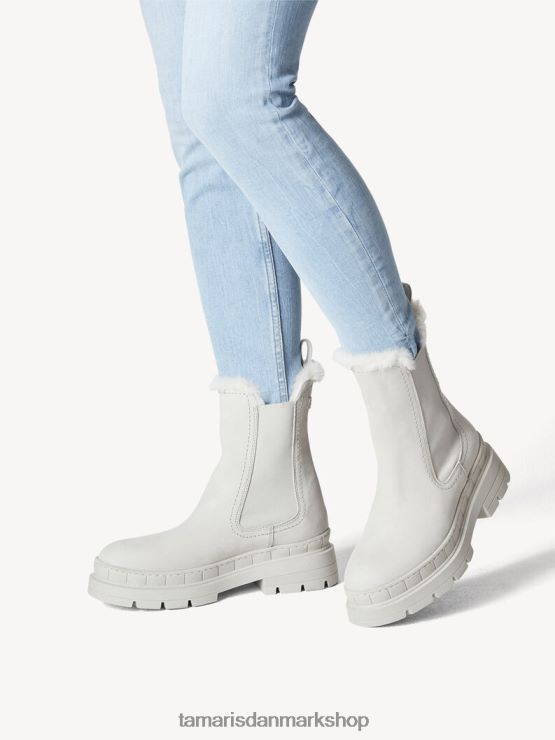 Tamaris Kvinder læderstøvle - sort varmt foer/grå XVXV8T1063 sko