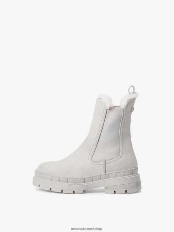 Tamaris Kvinder læderstøvle - sort varmt foer/grå XVXV8T1063 sko